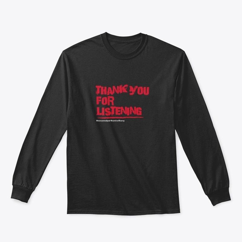 Thank you for Listening Red Text